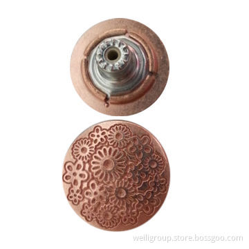 Jeans button, made of alloy